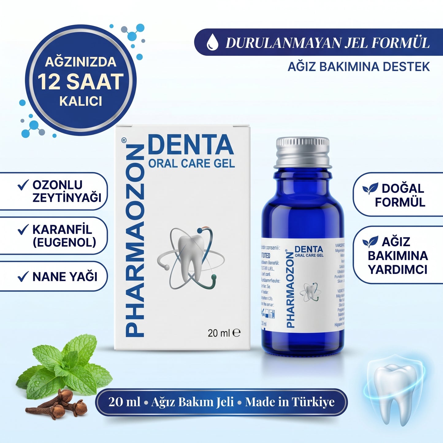 PHARMAOZON DENTA AĞIZ BAKIM JELİ 20 ML
