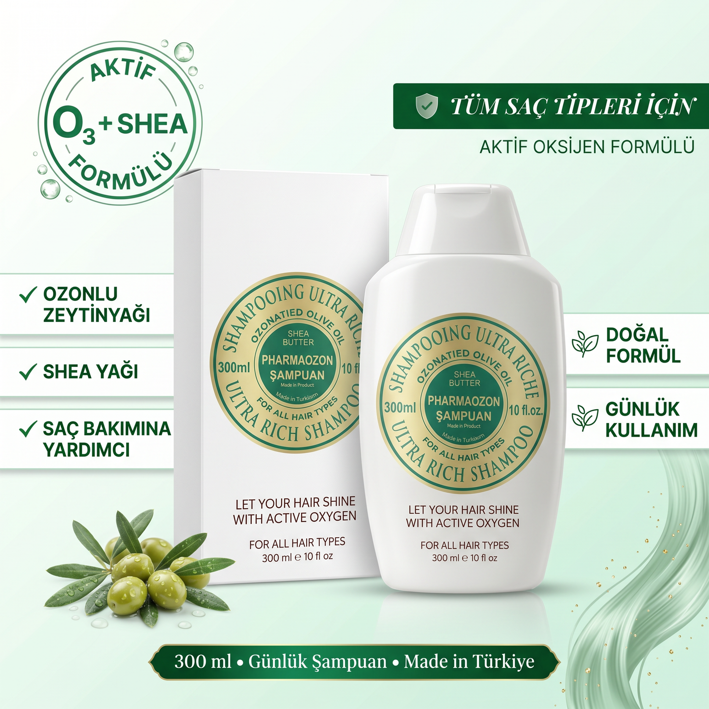 PHARMAOZON PROFESYONEL ŞAMPUAN 300 ML