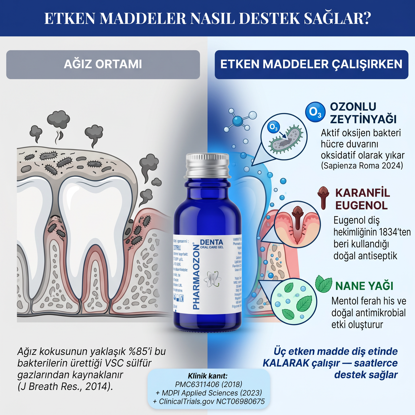 PHARMAOZON DENTA AĞIZ BAKIM JELİ 20 ML