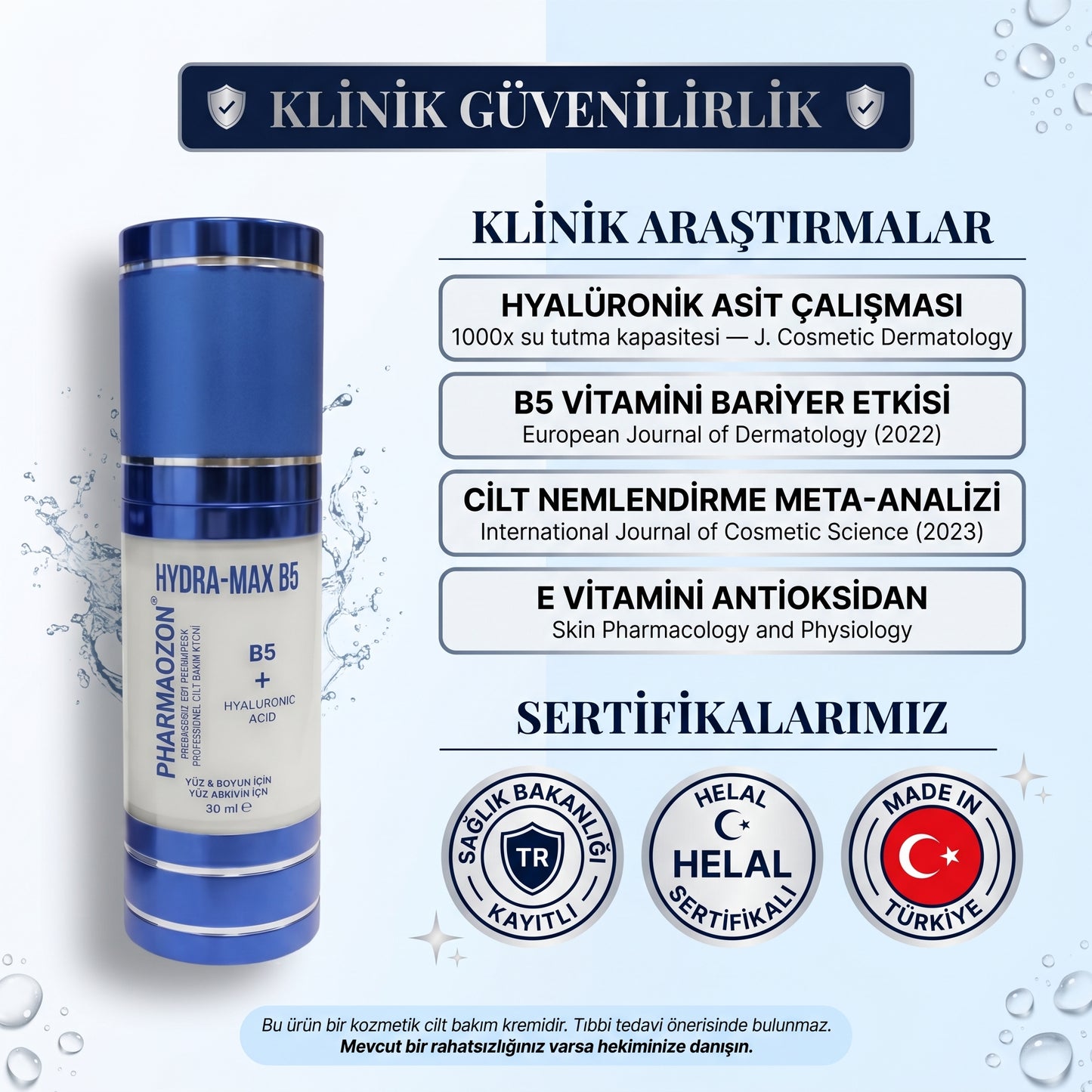 PHARMAOZON HYDRA-MAX B5 KREM 30 ML