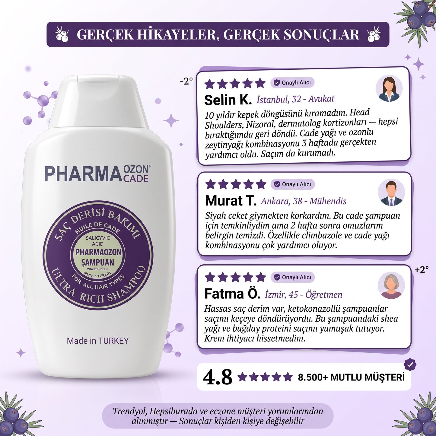 PHARMAOZON CADE PROFESYONEL ŞAMPUAN 300 ML