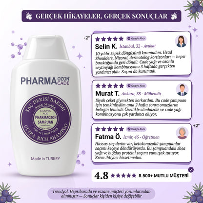 PHARMAOZON CADE PROFESYONEL ŞAMPUAN 300 ML