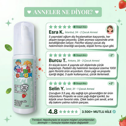 PHARMAOZON KIDSOZON ÇOCUK DİŞ MACUNU 50 ML