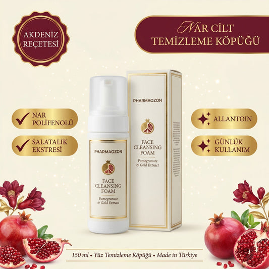 PHARMAOZON NAR CİLT TEMİZLEME KÖPÜĞÜ 150 ML