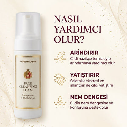 PHARMAOZON NAR CİLT TEMİZLEME KÖPÜĞÜ 150 ML